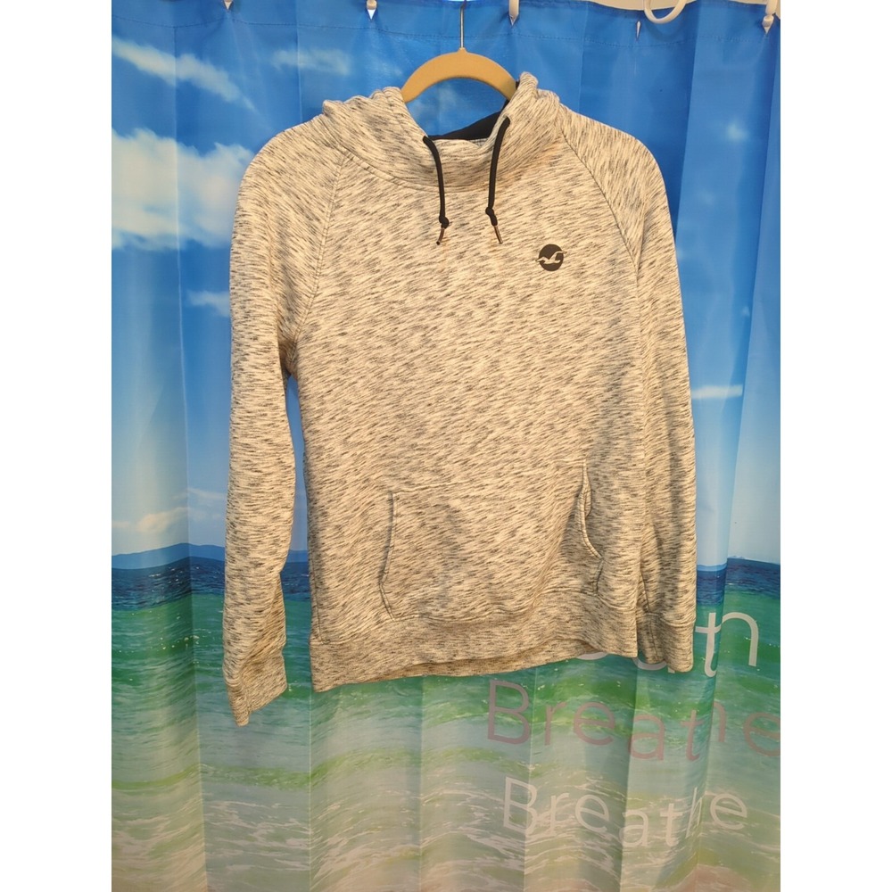 Hollister White Black Hazy Pullover Hoodie Men Size Small A20